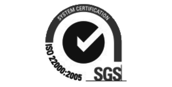 Picture of the logo for ISO 22000:2005 certification standards